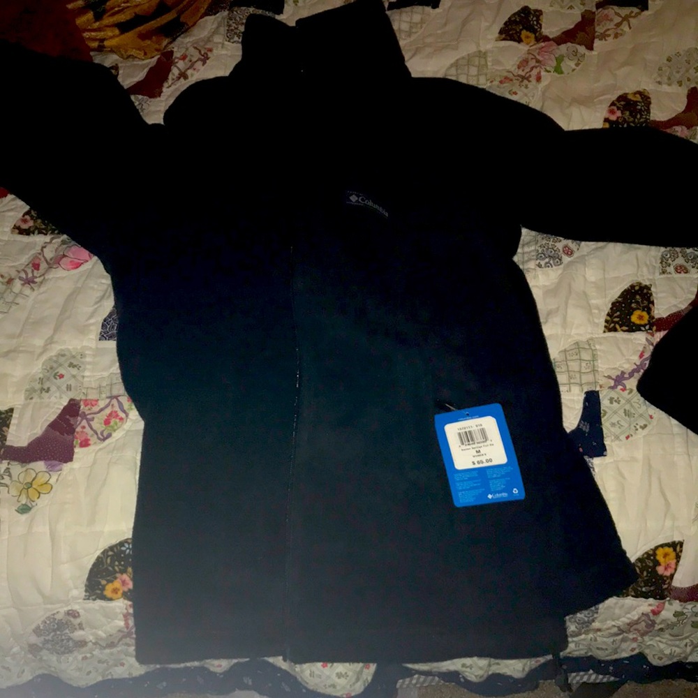 Columbia jacket black medium with tags